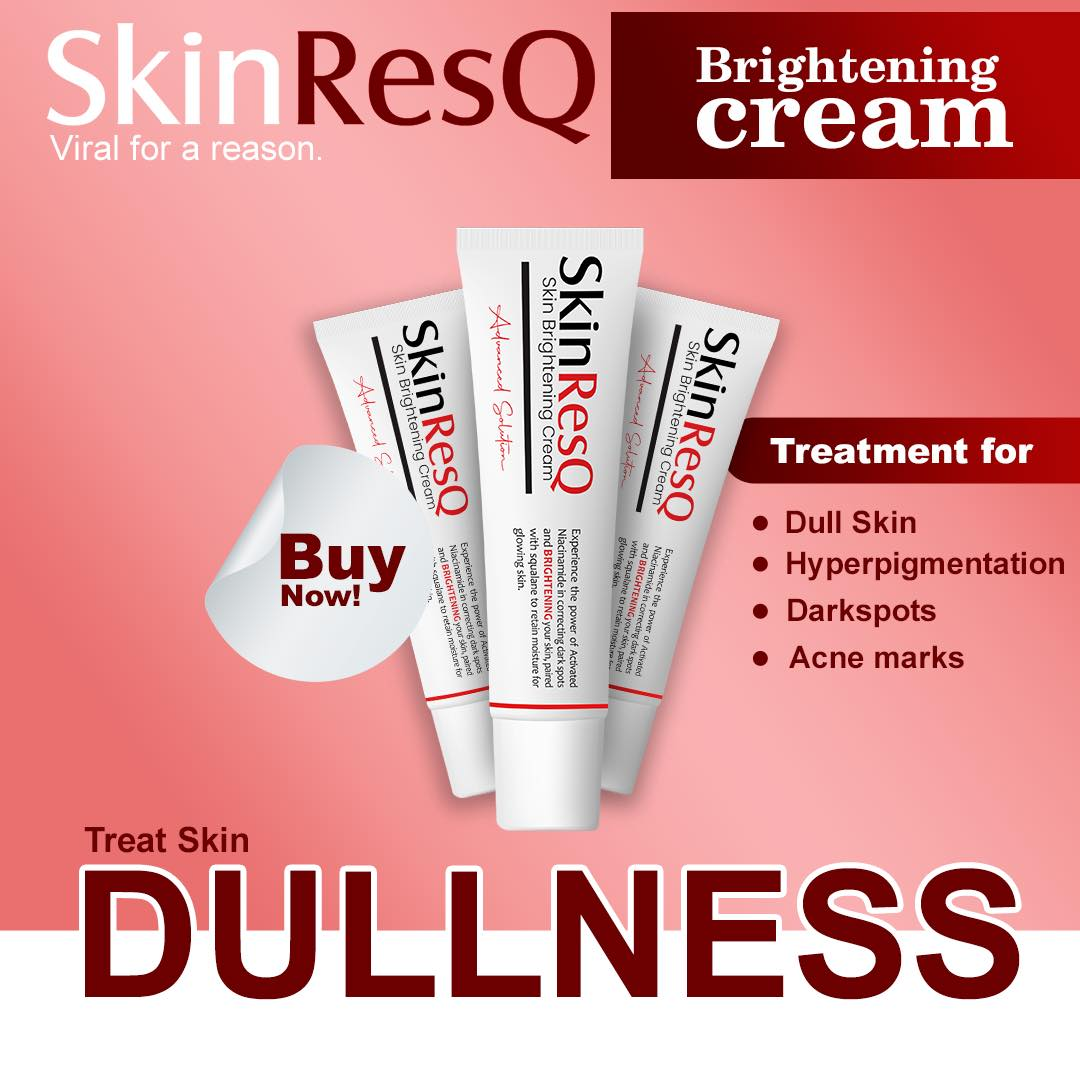 Skin ResQ Brightening Cream | #1 Bestselling Formula with Alpha Arbutin, Niacinamide & Vitamin C | Fades Hyperpigmentation, Dark Spots & Acne Marks
