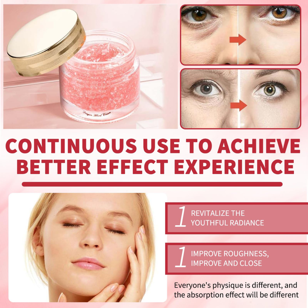WG Dragon Blood Cream for instant glow & Tone up – Repair, Renew, Rejuvenate & Tone-up – Deep Repair, Intense Hydration, Natural Glow – With Dragon Blood Extract, Retinol & Placenta – Anti-Aging, Firms, Smooths Fine Lines